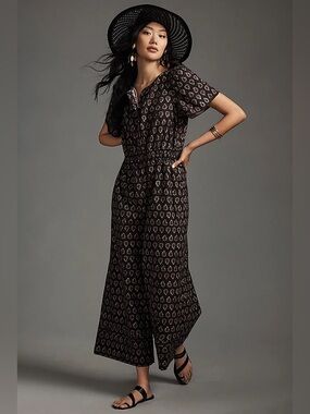 NWT Anthropologie Somerset Jumpsuit Size M